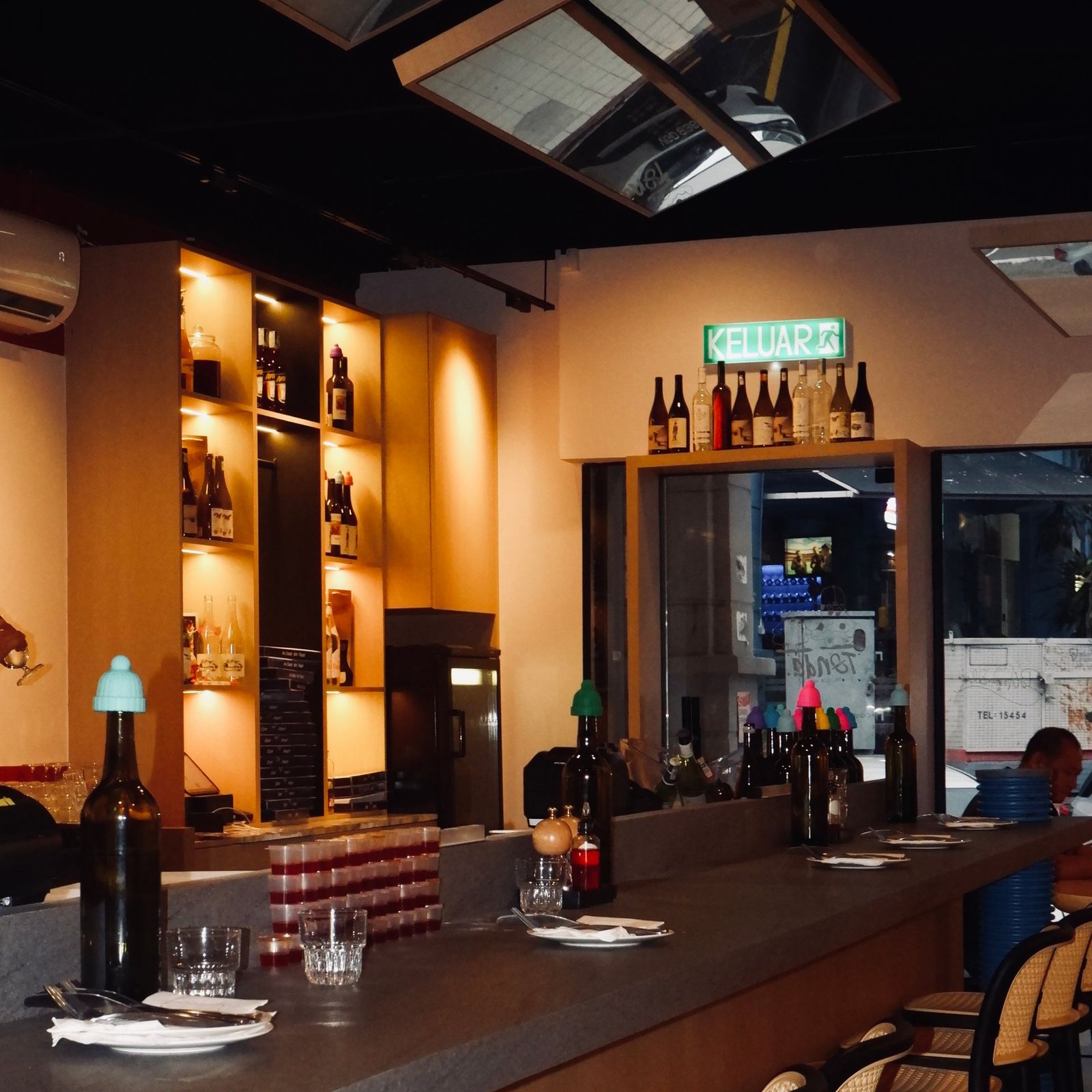 Interior view of the dining room